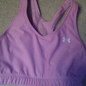 Pink Racerback Under Armor Bra